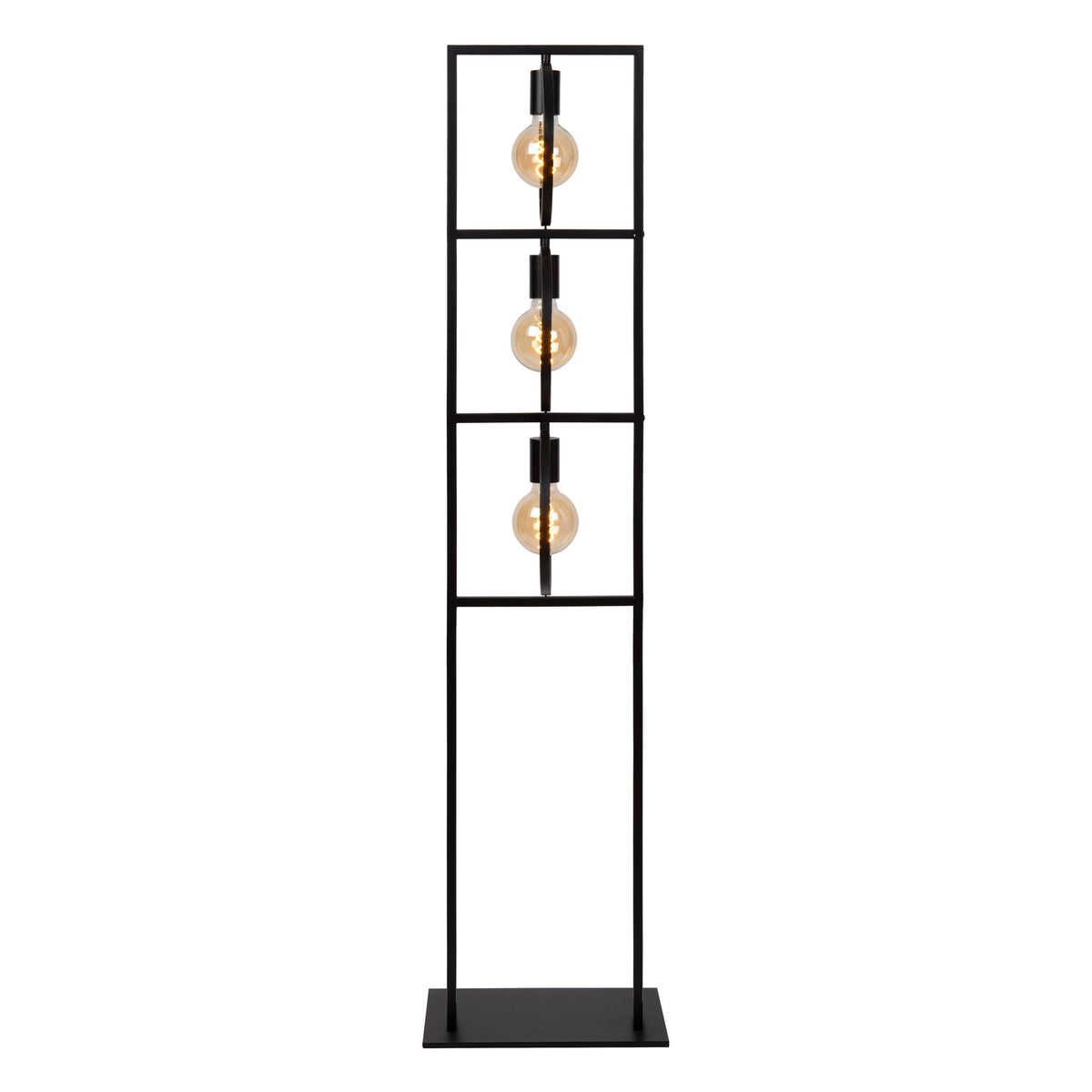 Gulvlampe Suus 3 lyskilder drejelig Retro Sort 145 cm (4)
