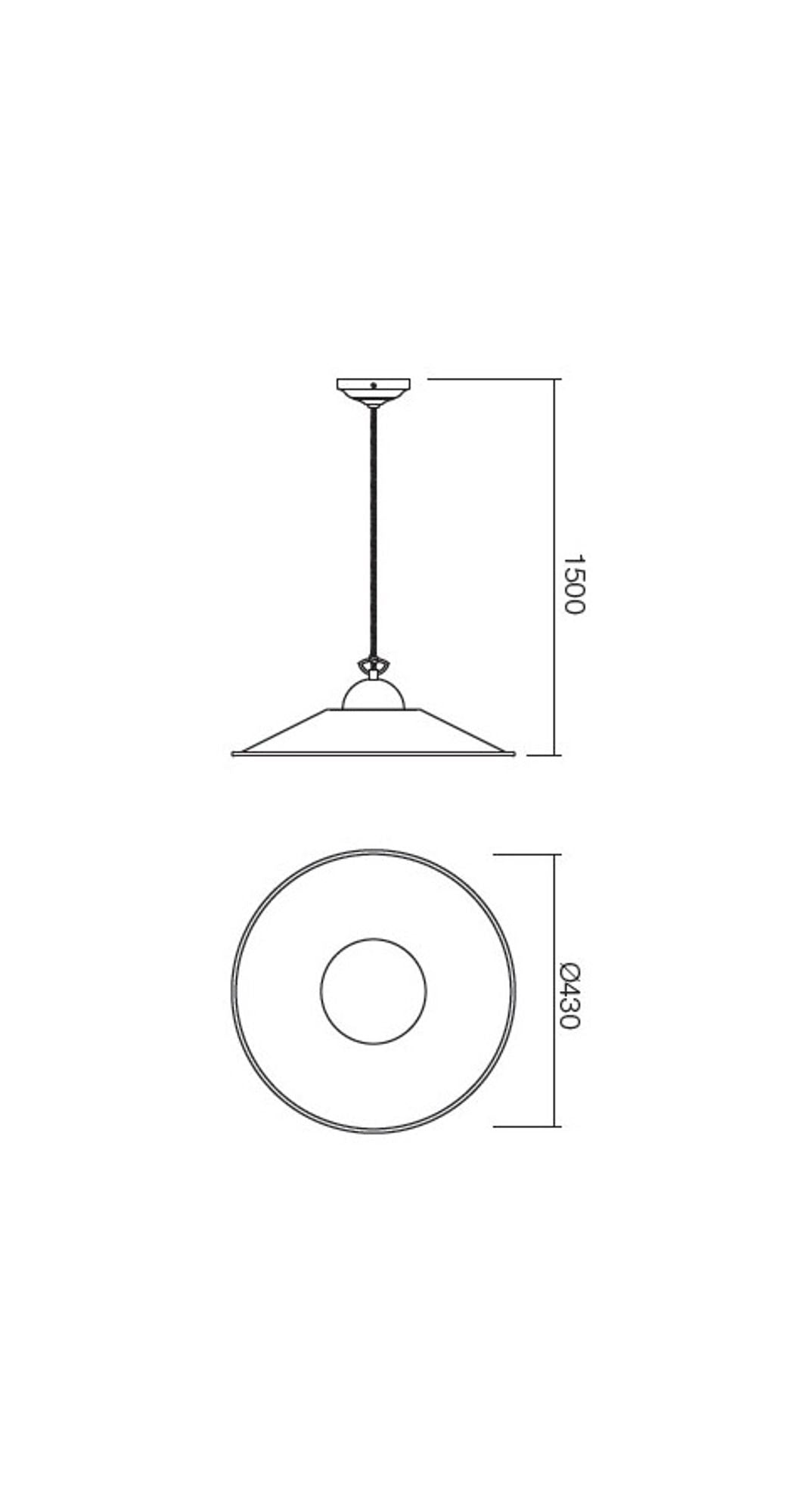 Lampada a sospensione Lea Structura a 1 luce 