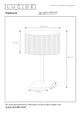 Magius table lamp with bamboo shade, 1-light, natural (7)