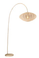 Bogenleuchte Corina mit ovalem Stoffschirm 192cm (1)