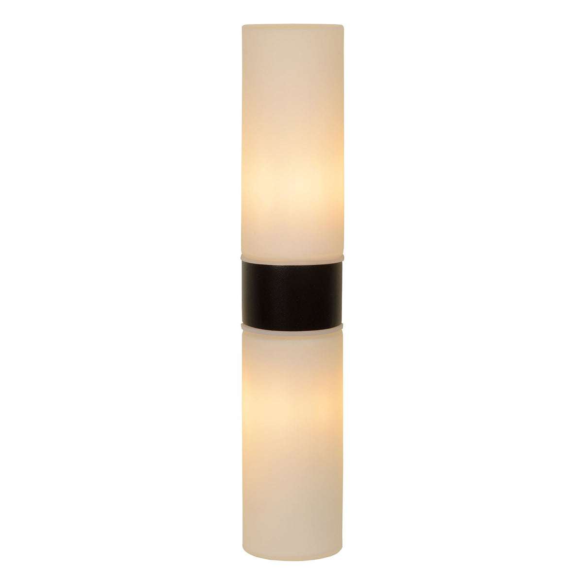 Badezimmer-Wandleuchte Jesse 2-flammig IP44 Glas Schwarz (9)