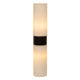 Badezimmer-Wandleuchte Jesse 2-flammig IP44 Glas Schwarz (9)
