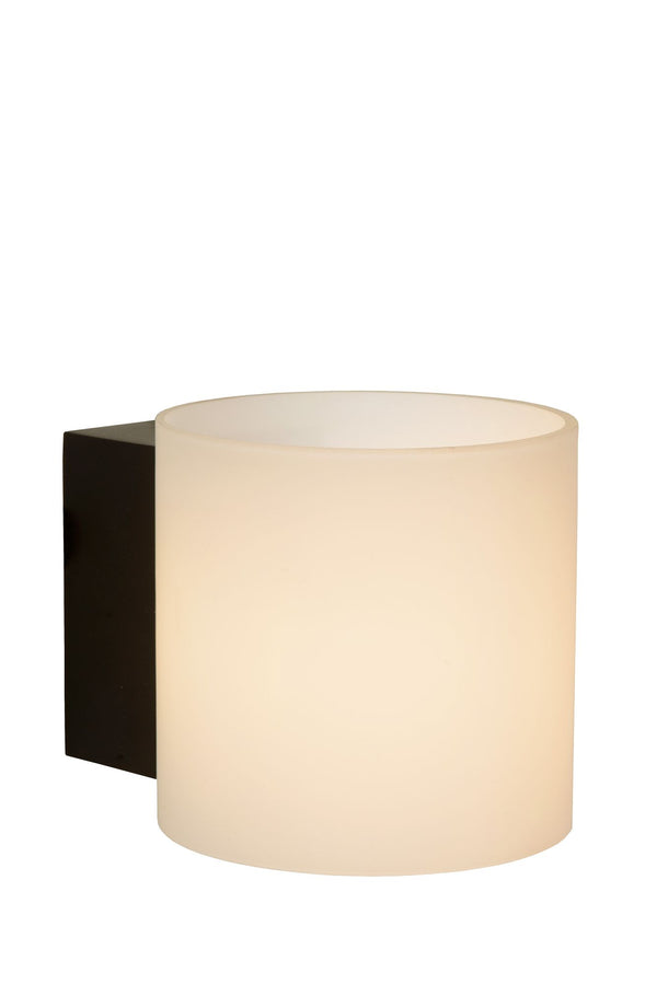 Jelte wall light bathroom light IP44 opal glass black (2)