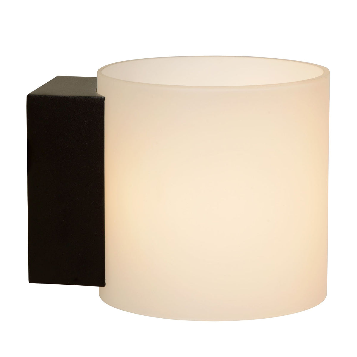 Wandleuchte Jelte Badezimmerleuchte IP44 Opalglas Schwarz (4)