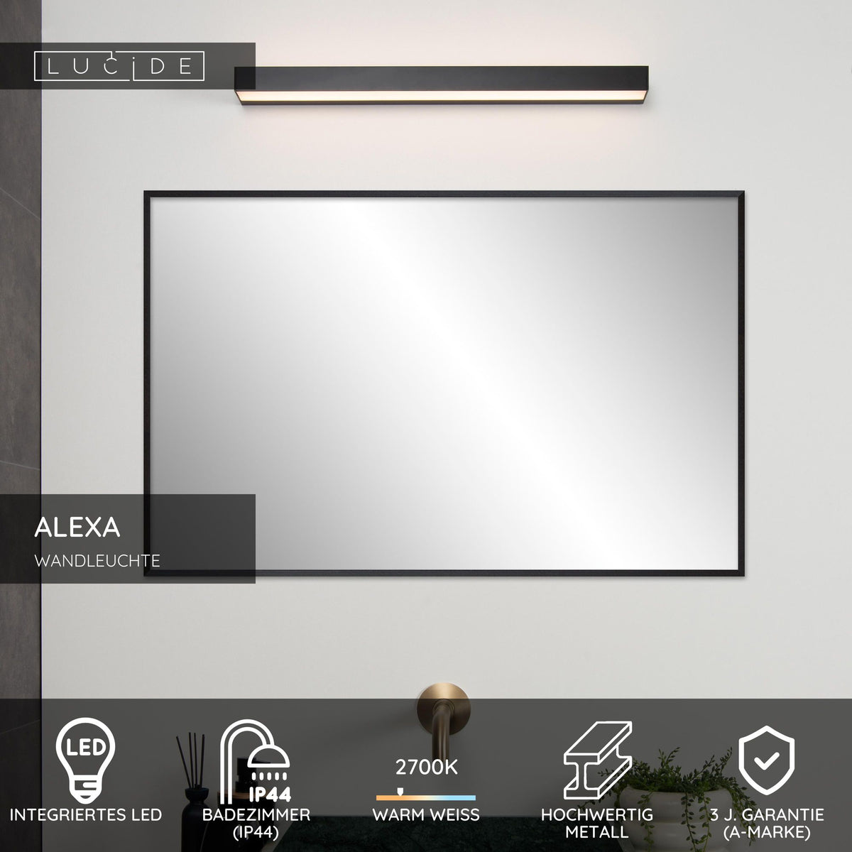 LED-Bad-Wandlampe Alexa Up & Down IP44 (4)