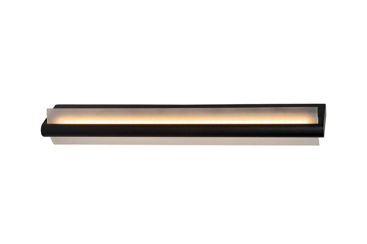 LED-Badezimmer-Wandleuchte Wanda Glas IP44 60cm Schwarz (2)