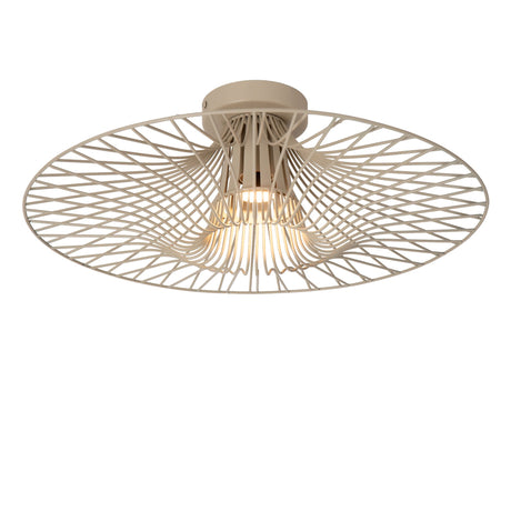 Plafonnier Ellis rond Ø 50 cm taupe (2)