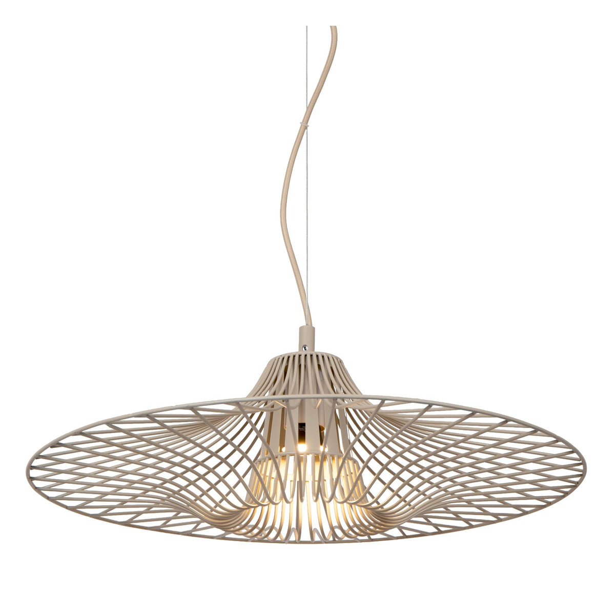 Pendelleuchte Ellis 2-flammig Taupe 120cm (2)