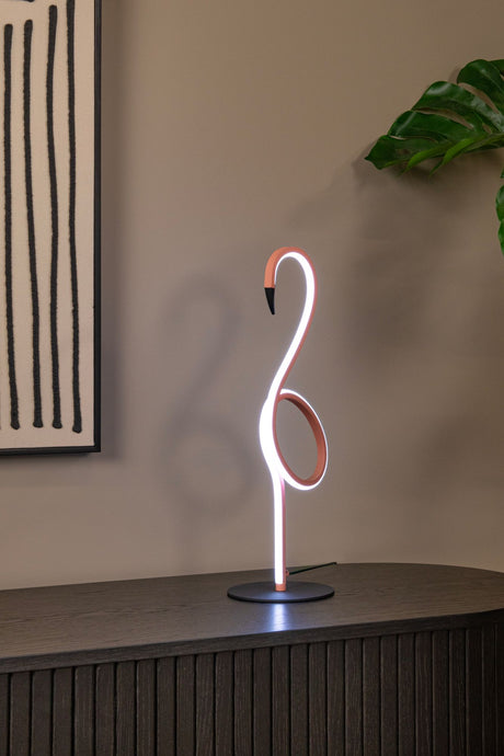 LED-Tischleuchte Flamingo mit RGB-Farbwechsel dimmbar (3)