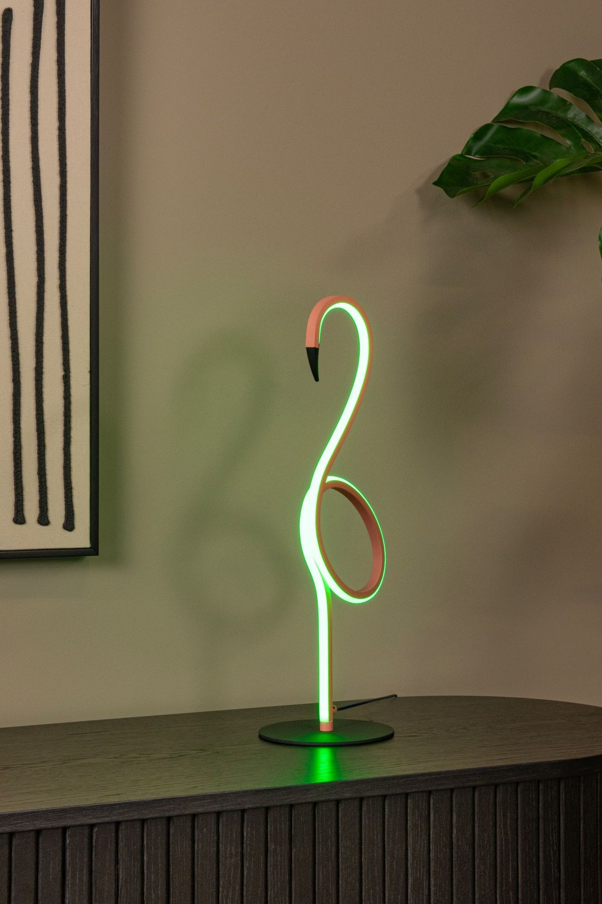 LED-Tischleuchte Flamingo mit RGB-Farbwechsel dimmbar (4)