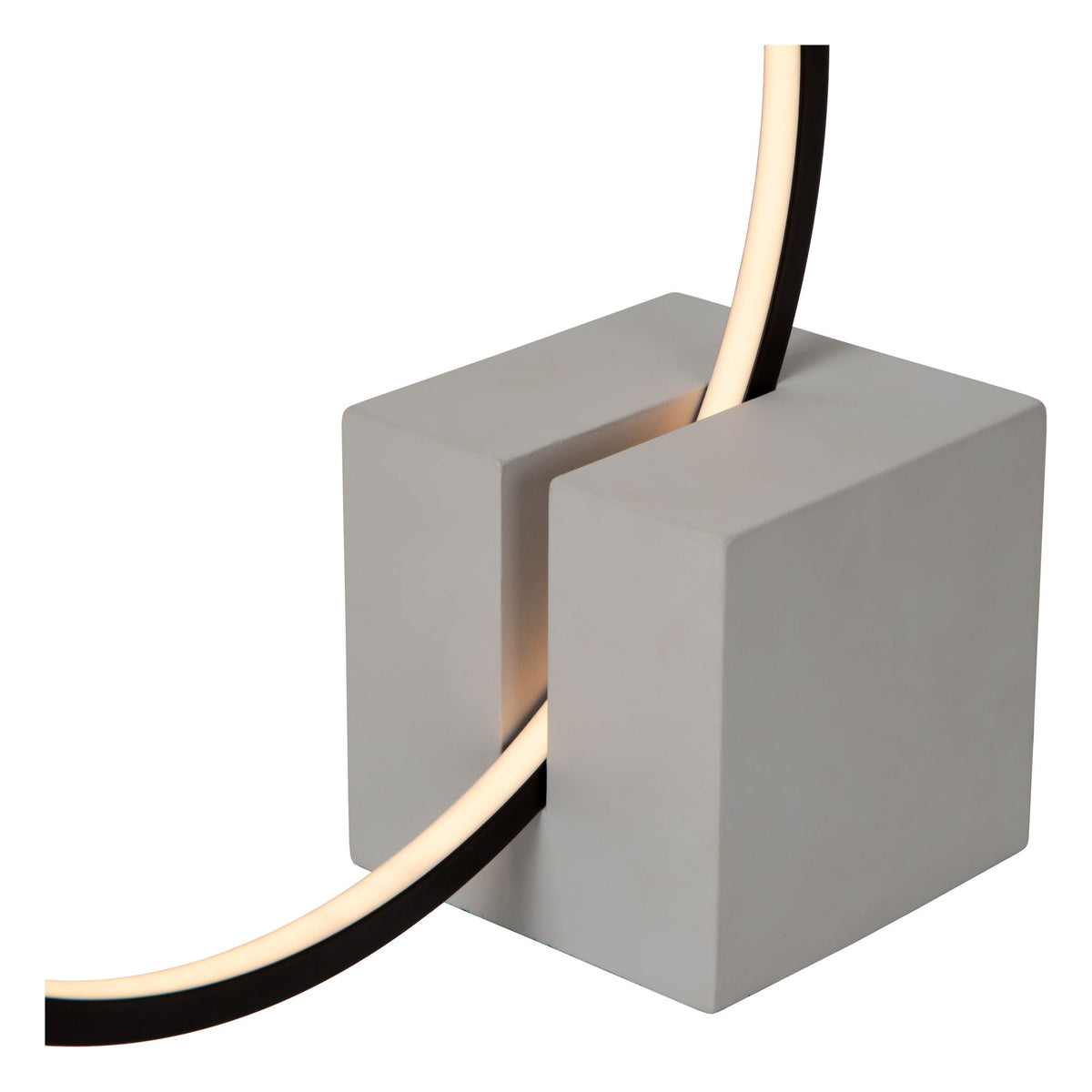LED-Tischleuchte Cirkelis mit Touchdimmer Schwarz 32cm (3)