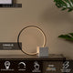 LED-Tischleuchte Cirkelis mit Touchdimmer Schwarz 32cm (5)