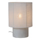 Tischlampe Tissaja Leinenschirm Ø 20cm Weiß (2)
