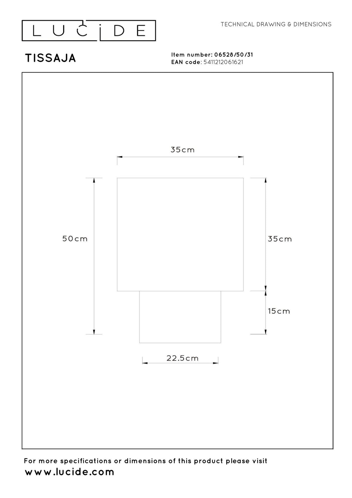 Tischleuchte Tissaja Leinen Ø 35cm Weiß (5)