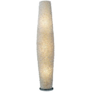 Lampa podłogowa 3-punktowa Sirena Bianco muszle z włókna szklanego biała o organicznym designie i ciepłym świetle.