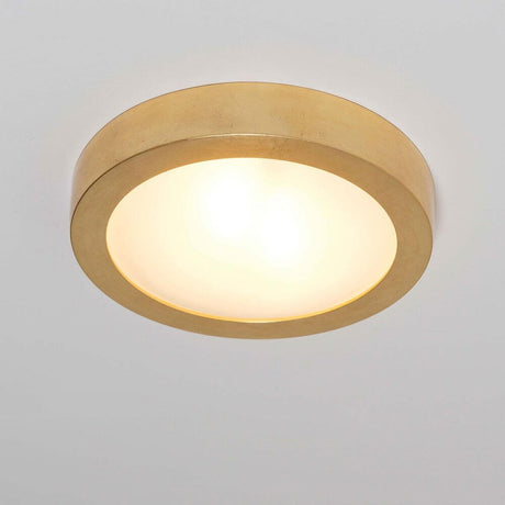 Candeeiro de teto de 2 luzes Spettacolo Keramik Gold em elegante design dourado.