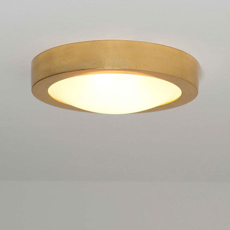 Candeeiro de teto de 2 luzes Spettacolo Keramik Gold em acabamento dourado com luz suave.