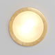 Deckenleuchte 2-flammig Spettacolo Keramik Gold mit elegantem, rundem goldenem Design und weichem Licht.