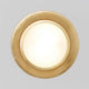 Deckenleuchte 2-flammig Spettacolo Keramik Gold, runde goldene Deckenleuchte mit warmem Licht.