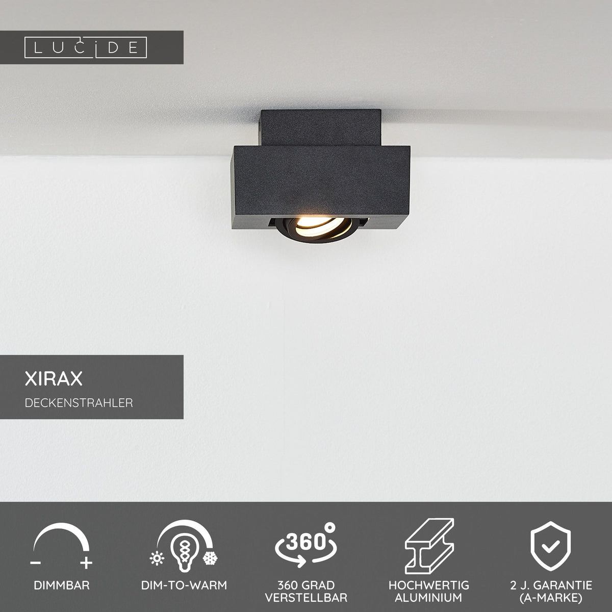 LED-Deckenstrahler Xirax dimmbar schwenkbar Dim to Warm (6)