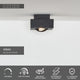 LED-Deckenstrahler Xirax dimmbar schwenkbar Dim to Warm (6)