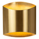 Applique Diletta ovale avec uplight et downlight en aluminium 16x8x18cm (5)
