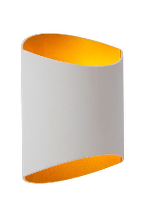 Wandleuchte Diletta oval mit Uplight und Downlight Aluminium 16x8x18cm (3)