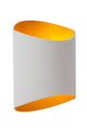 Applique Diletta ovale avec uplight et downlight en aluminium 16x8x18cm (3)