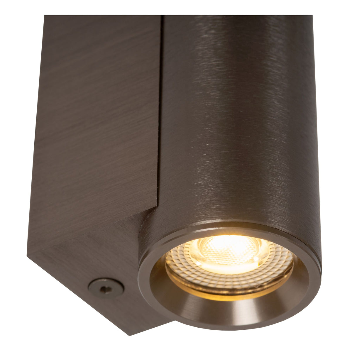 Dupla wall spotlight, 1-light, cylindrical shape, aluminium, dimmable (4)