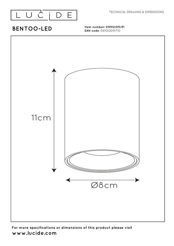 LED-Plafondspot Bentoo dimbaar (4)