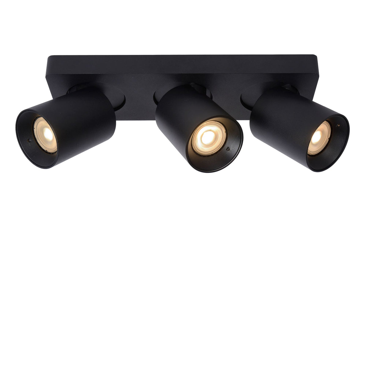 LED-Spot de plafond Nigel à 3 lampes, dimmable, orientable et pivotant (4)