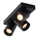 LED-Spot de plafond Nigel à 3 lampes, dimmable, orientable et pivotant (5)