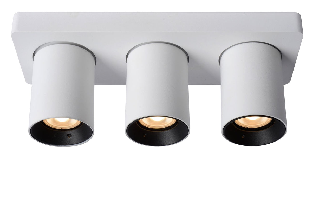 LED-Spot de plafond Nigel à 3 lampes, dimmable, orientable et pivotant (2)