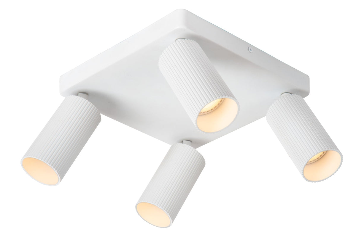 Faretti da soffitto Clubs a 4 luci orientabili e ruotabili (2)
