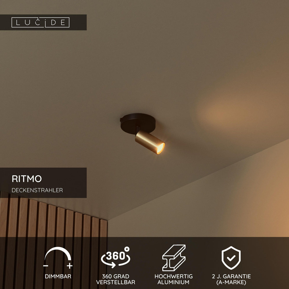 Deckenspot Ritmo 1-flammig ausrichtbar (6)