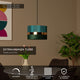 Pendant light Extravaganza Tusse linen Ø 30cm height-adjustable (5)