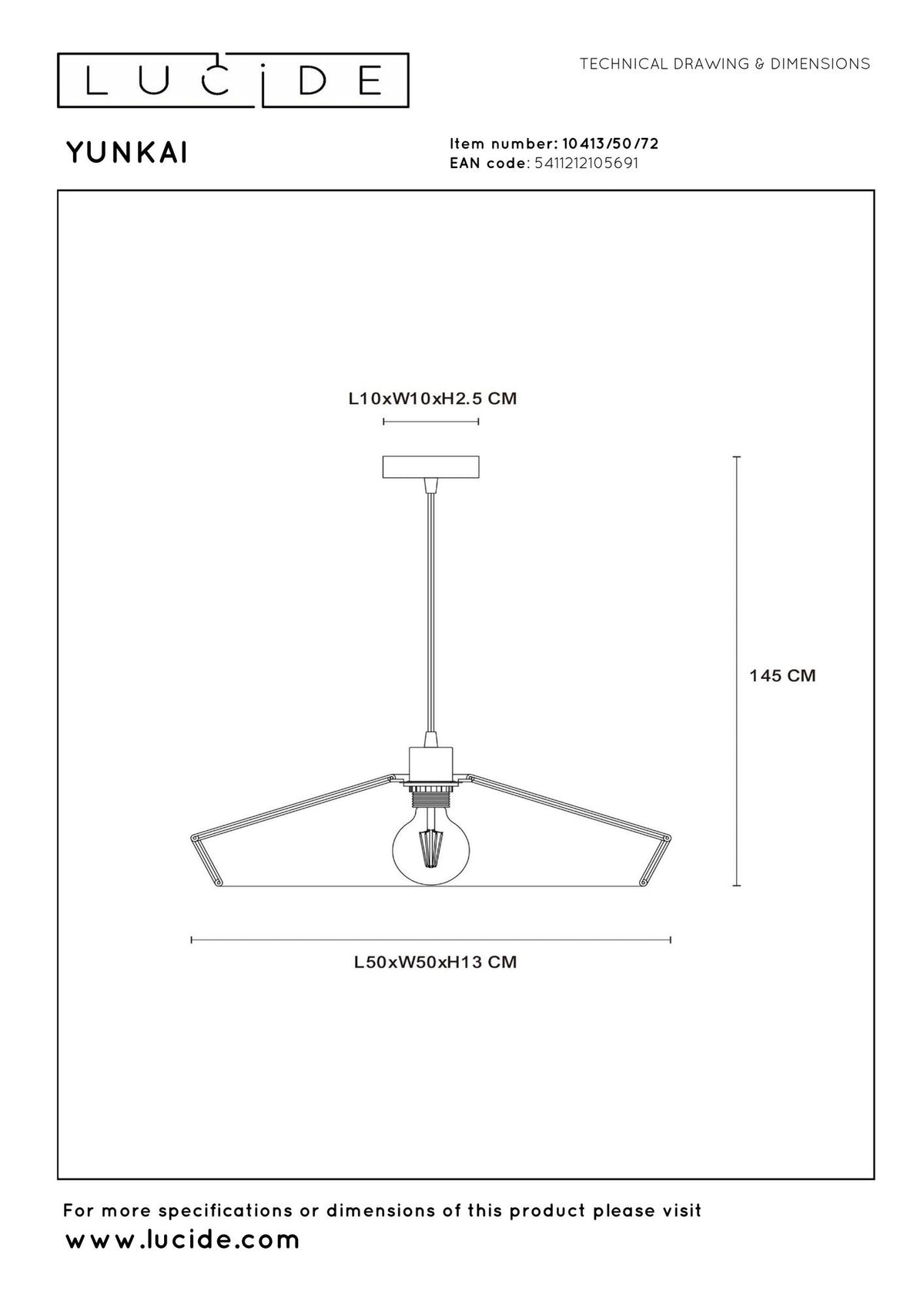 Pendelleuchte Yunkai mit Papierschirm Ø 50cm (7)