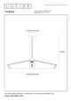 Candeeiro suspenso Yunkai Ø 70cm abajur de papel regulável em altura Natur (7)