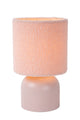 Lampe de table Woolly avec abat-jour rond en tissu Ø 16 cm (4)