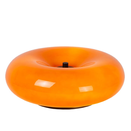 Tischlampe Sentino 3-flammig mit Schirm aus Glas Ø 29,5cm (1)