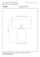 Lampe de table Kenan abat-jour en verre opalin base en bois naturel (4)