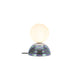 Tischlampe Glitzer mit Schirm aus Glas (1)