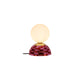 Tischlampe Glitzer mit Schirm aus Glas (3)