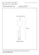 Stehleuchte Extravaganza Miss Tall Giraffe mit Stoffschirm Messing 160cm (7)