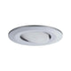 10er-Set LED Einbaulampen Calla IP65 schwenkbar 4000K Chrom-Matt, schwenkbare LED Einbaulampe in Chrom matt.