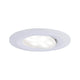 LED Einbauleuchte Calla, schwenkbar, matt weiß, neutralweißes Licht, IP65, für moderne Räume.