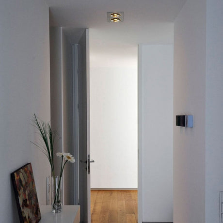 New Tria II Downlight ES111 rektangulær alu-børstet 