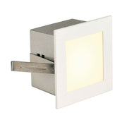 Frame Basic LED Einbauleuchte eckig Weiß Warmweiße LED für Wand- und Deckeneinbau