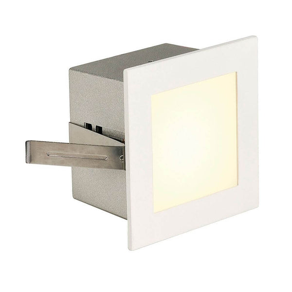 Frame Basic LED Einbauleuchte eckig Weiß Warmweiße LED für Wand- und Deckeneinbau