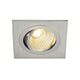 New Tria LED Downlight Square 6W Alu-Gebürstet 2700K in modernem Design mit warmweißer Lichtquelle.